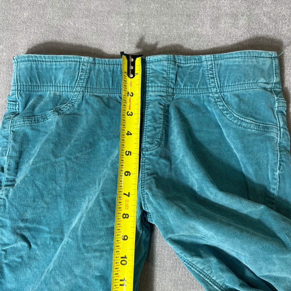 We The Free Free People Teal Corduroy Flare Pants Pull On Bell Bottom Size 26 - Picture 4 of 12